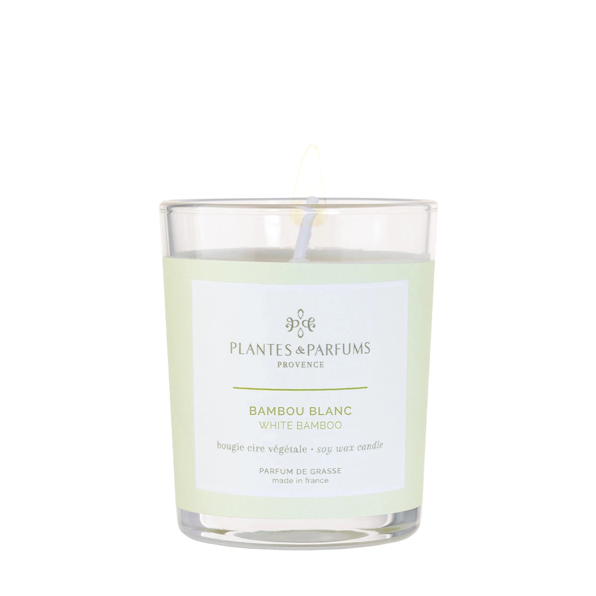 Bougie Végétale Bambou Blanc 75g 3 Bougie Végétale Bambou Blanc 75g