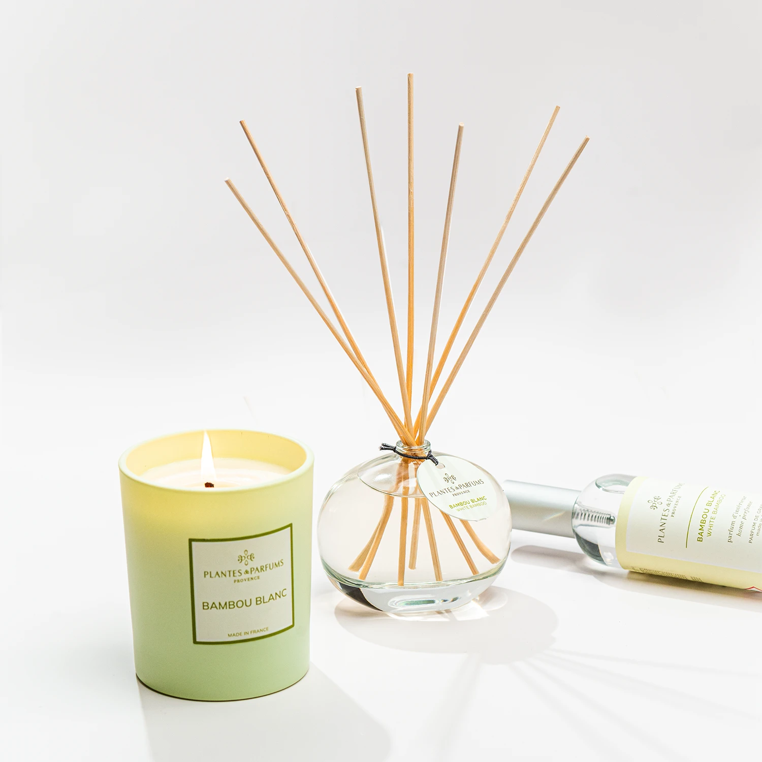 Bougie Végétale Bambou Blanc 180g 4 Bougie Végétale Bambou Blanc 180g – Image 2