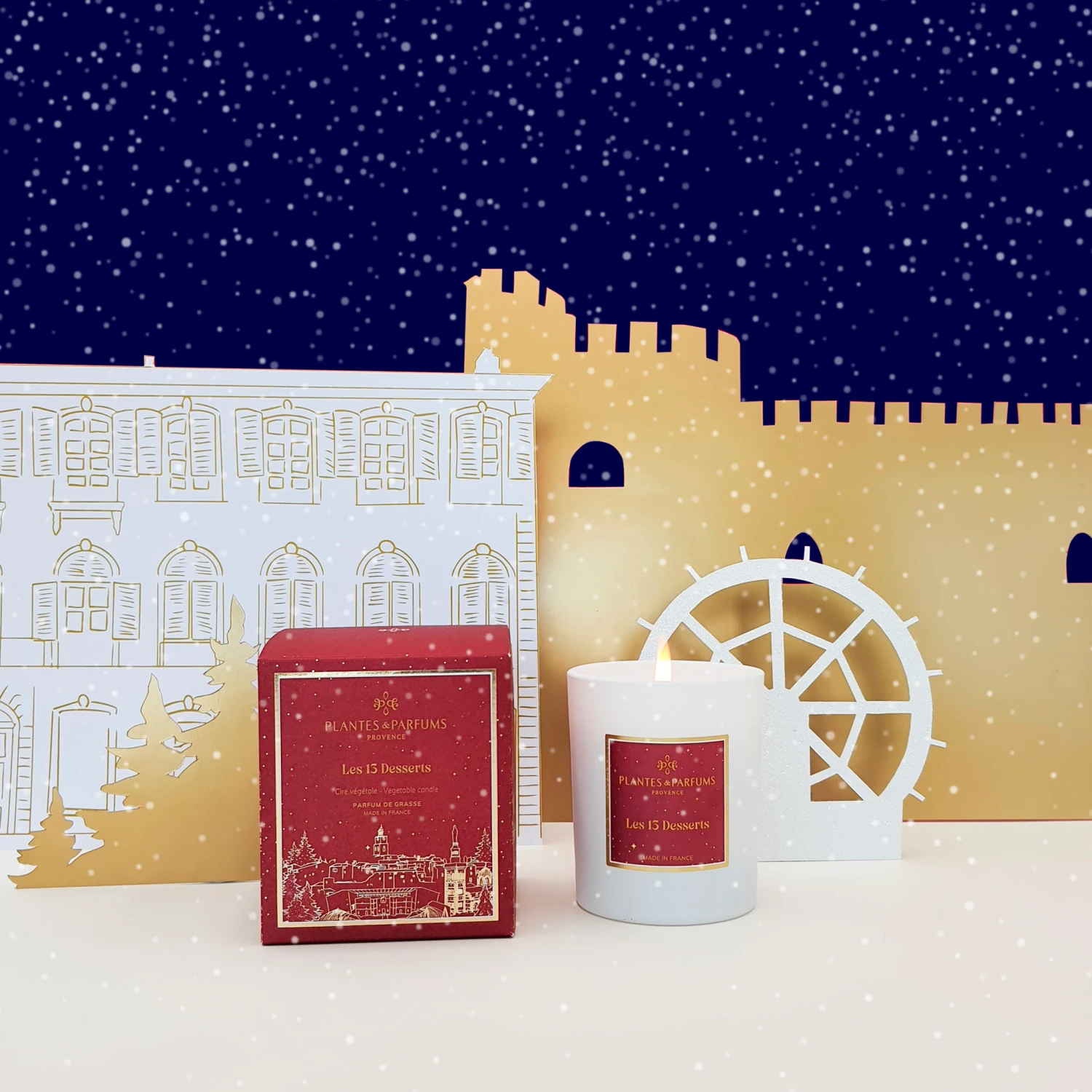 Bougie Végétale Les 13 Desserts 180g Sous étui 4 Bougie Végétale Les 13 Desserts 180g Sous étui – Image 2