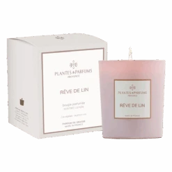 Bougie Végétale Rêve De Lin 180g Avec étui